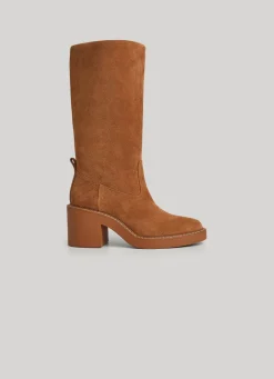 Women Pepe Jeans High Leg Suede Boots