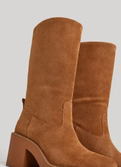 Women Pepe Jeans High Leg Suede Boots