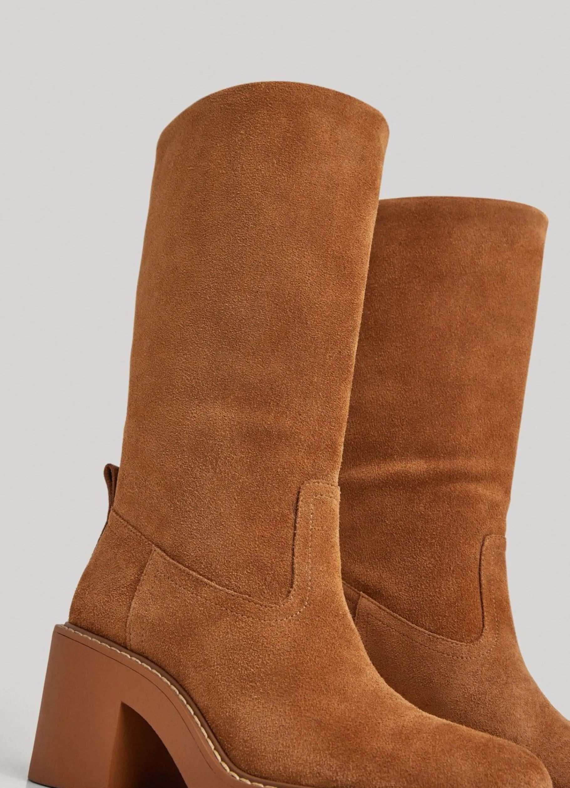 Women Pepe Jeans High Leg Suede Boots