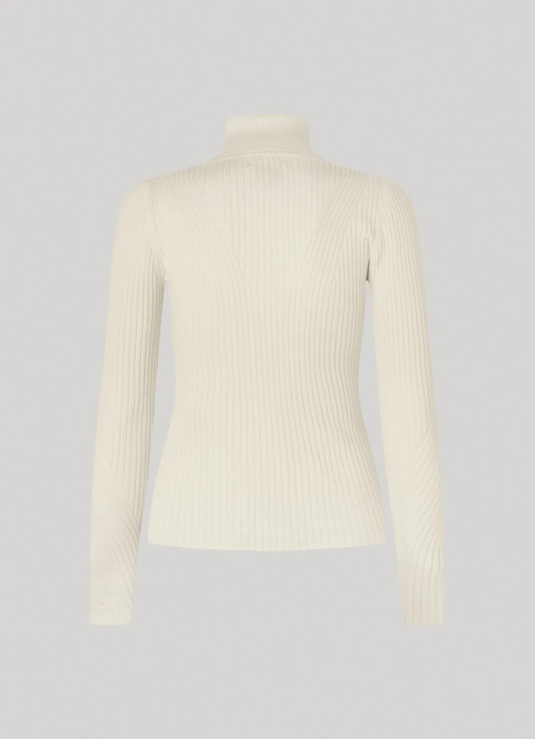 Women Pepe Jeans High Neck Ribbed Knit