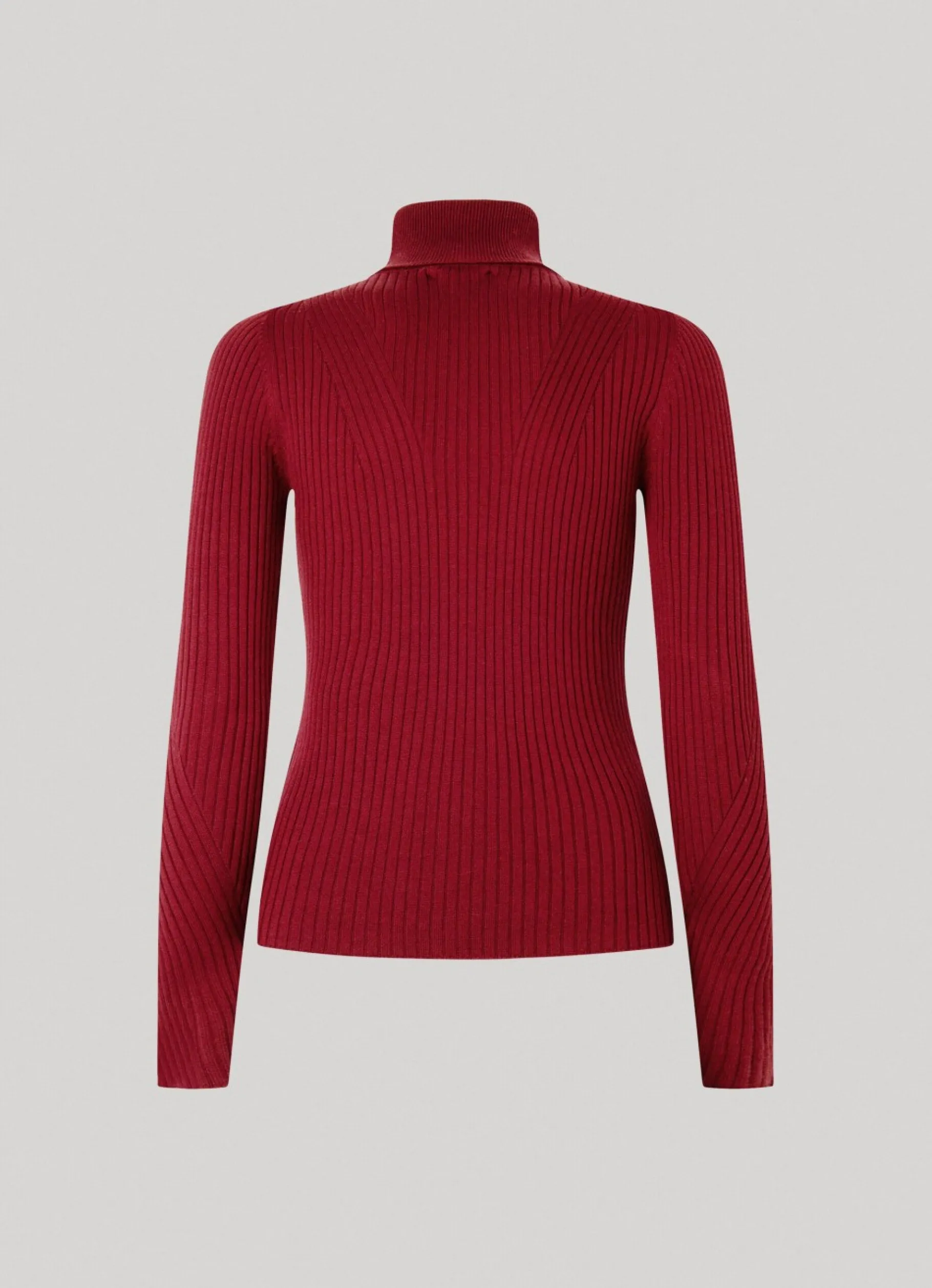 Women Pepe Jeans High Neck Ribbed Knit