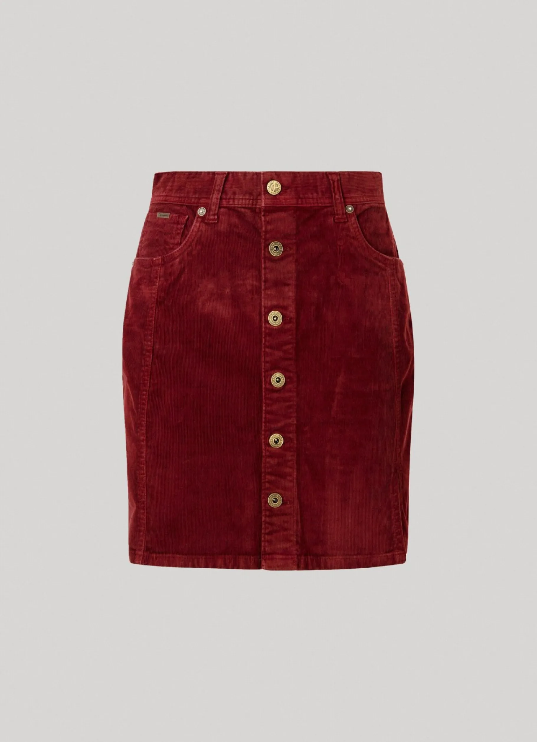 Women Pepe Jeans High Waist Corduroy Skirt