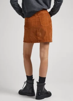 Women Pepe Jeans High Waist Corduroy Skirt