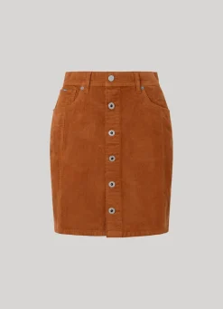 Women Pepe Jeans High Waist Corduroy Skirt