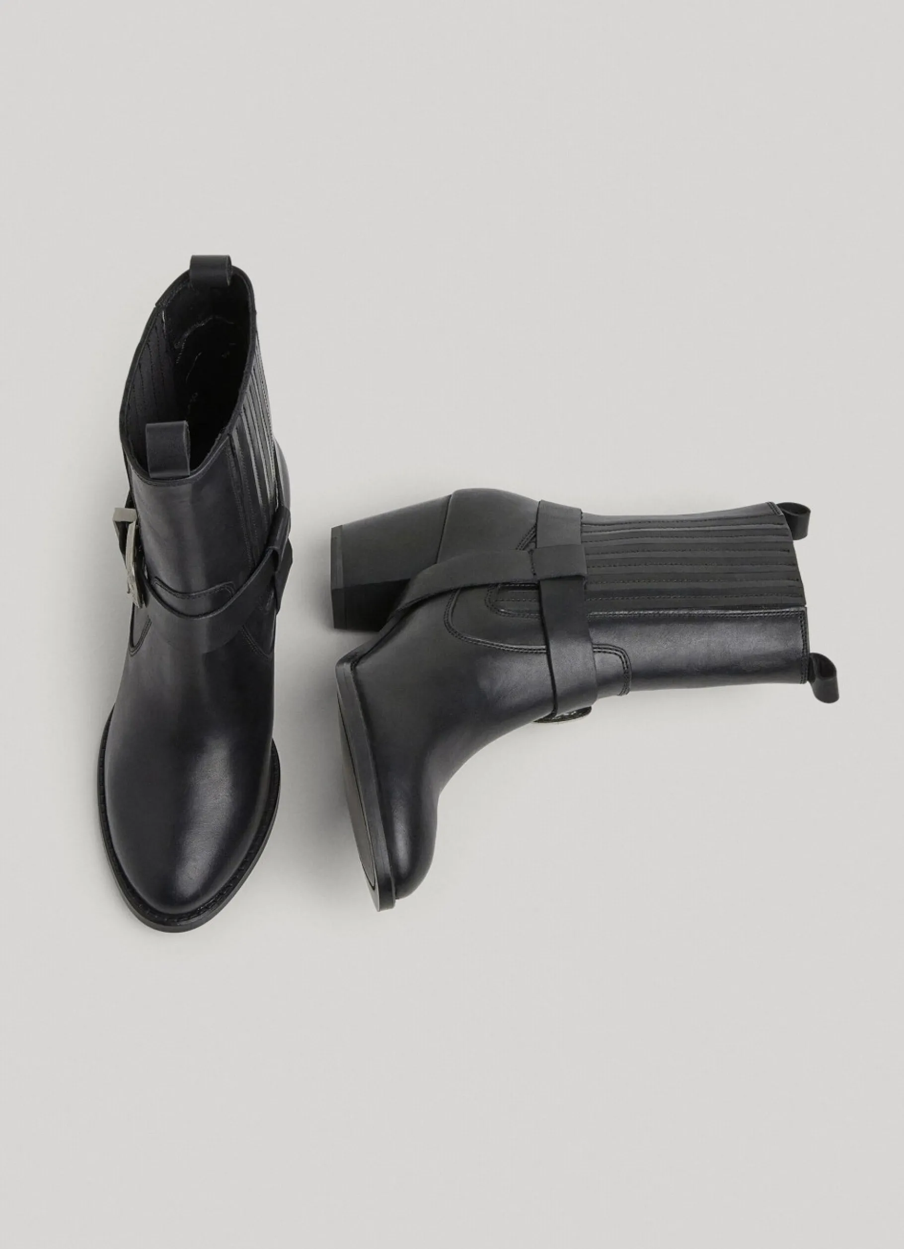 Women Pepe Jeans High-Heel Mid-Calf Boot