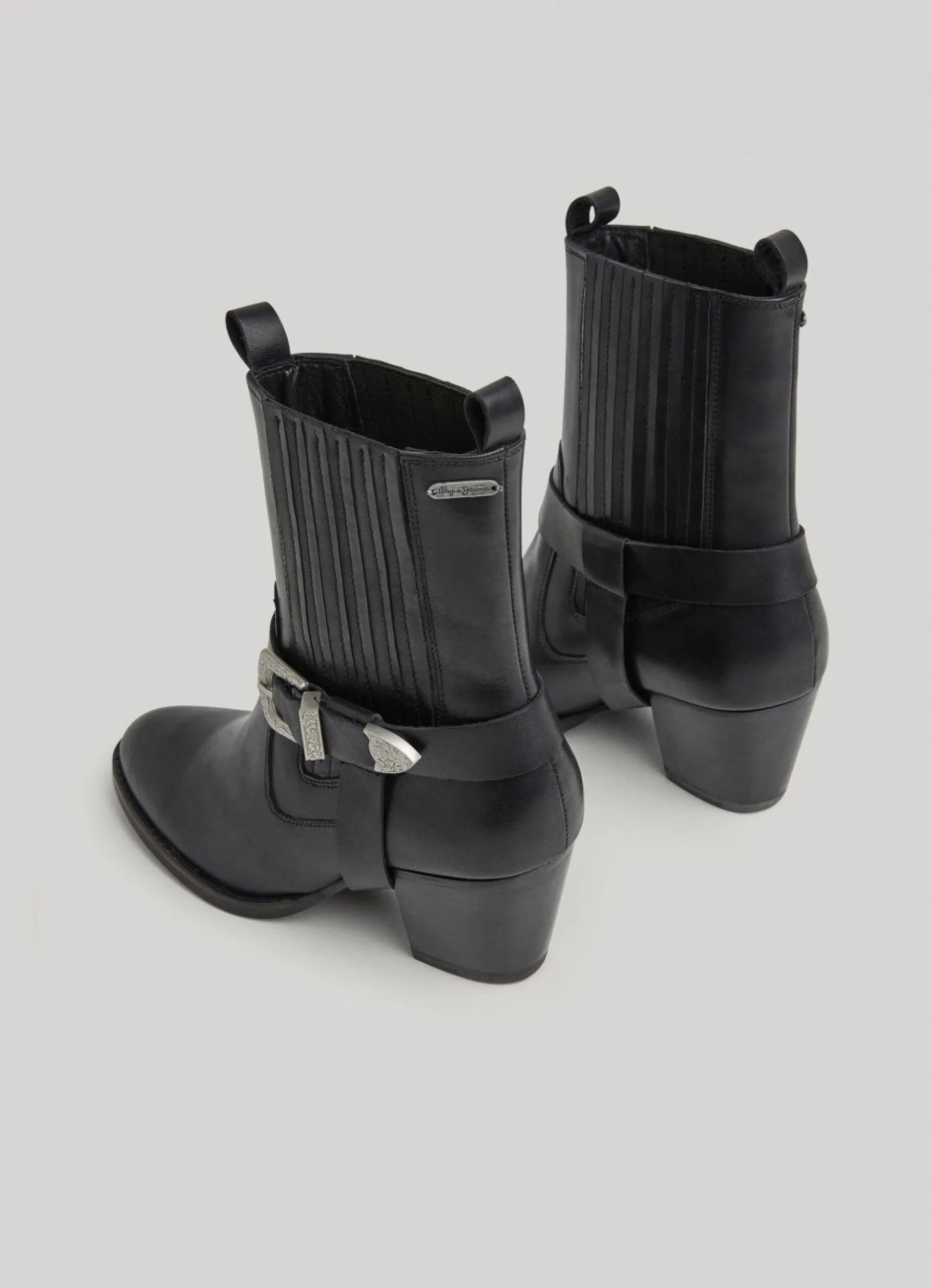 Women Pepe Jeans High-Heel Mid-Calf Boot