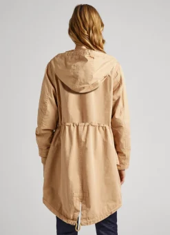 Women Pepe Jeans Hooded Cotton Parka