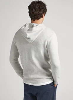 Men Pepe Jeans Hooded Cotton Sweatshirt