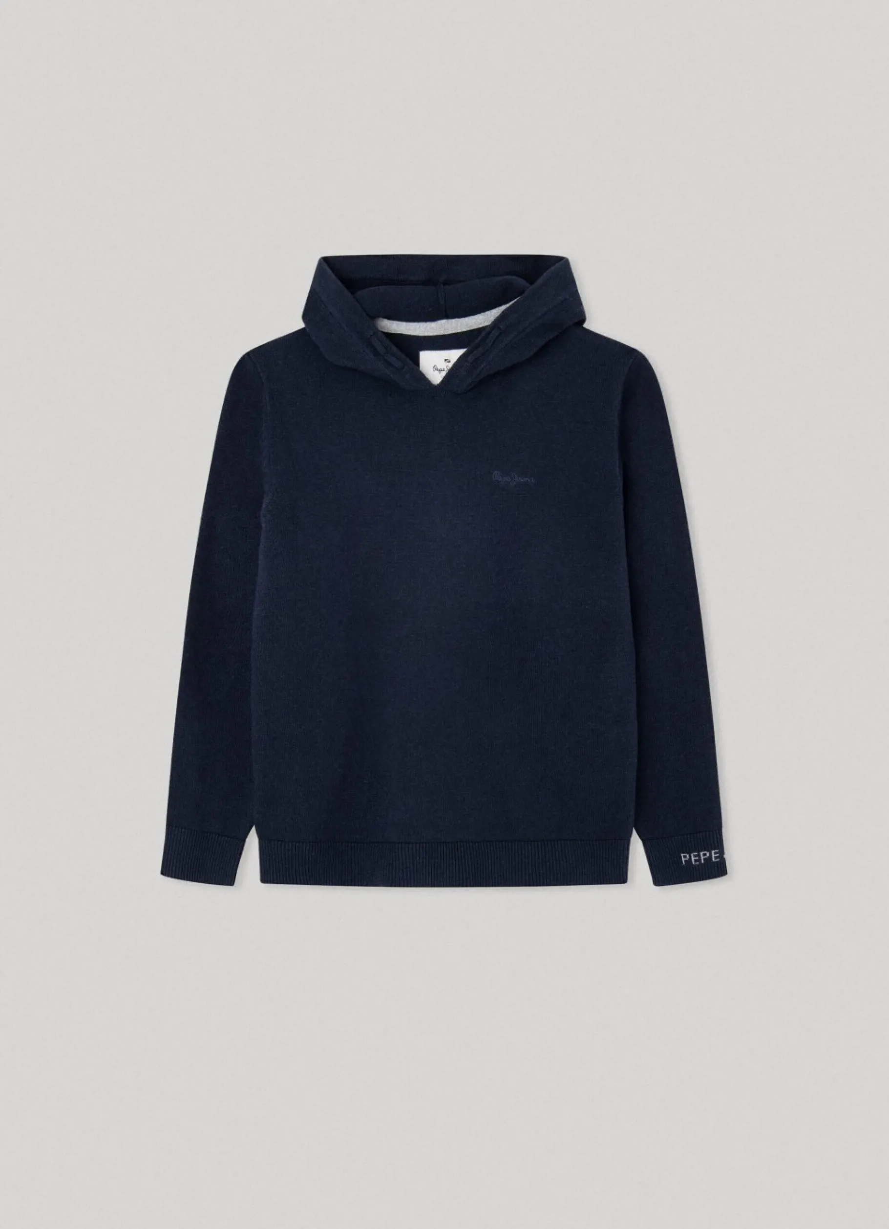 Boy Pepe Jeans Hooded Cotton Sweatshirt