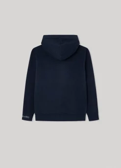 Boy Pepe Jeans Hooded Cotton Sweatshirt