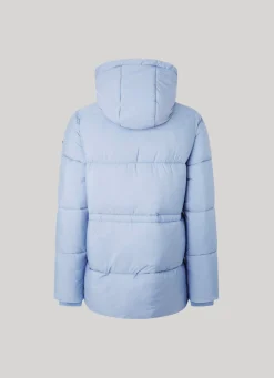 Women Pepe Jeans Hooded Puffer Jacket