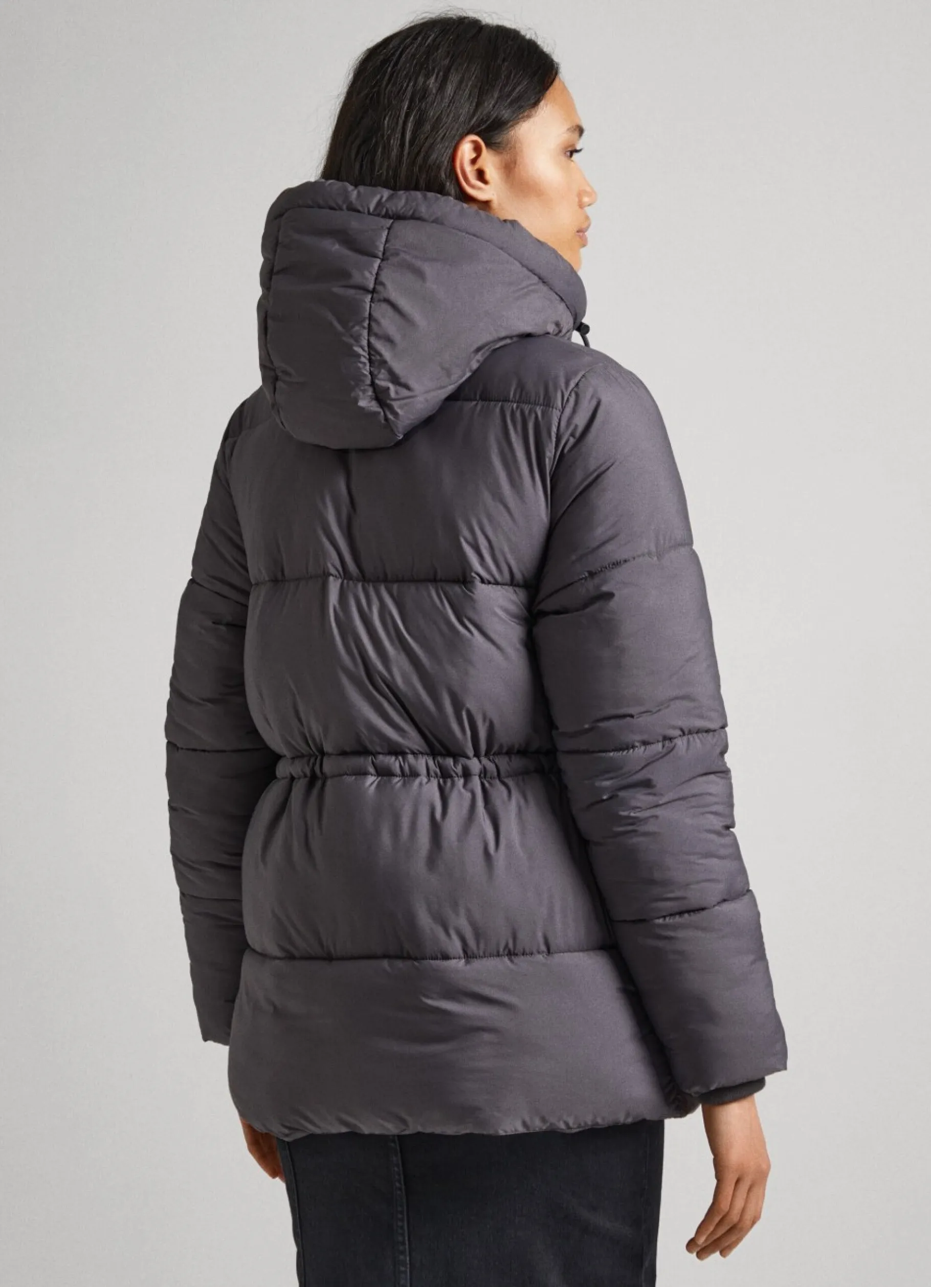 Women Pepe Jeans Hooded Puffer Jacket