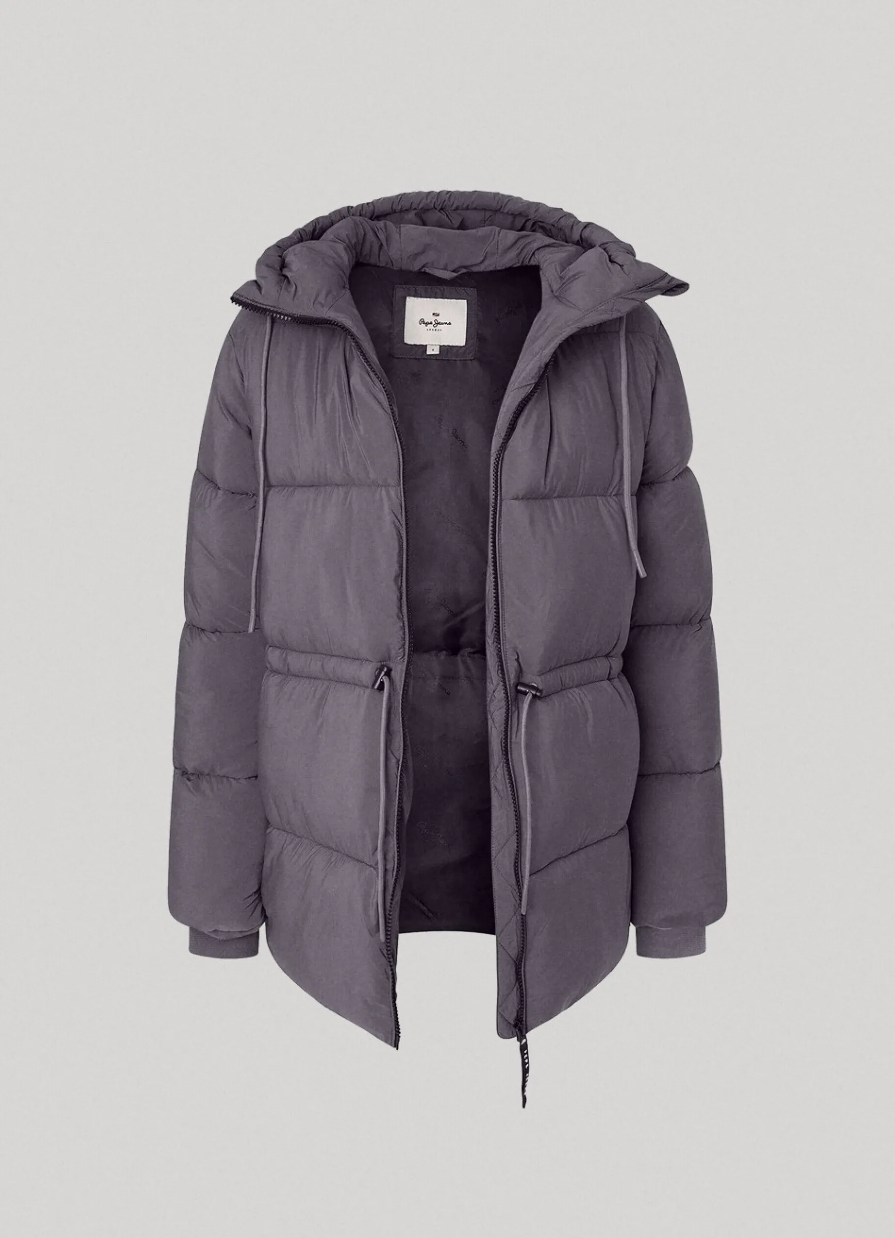 Women Pepe Jeans Hooded Puffer Jacket