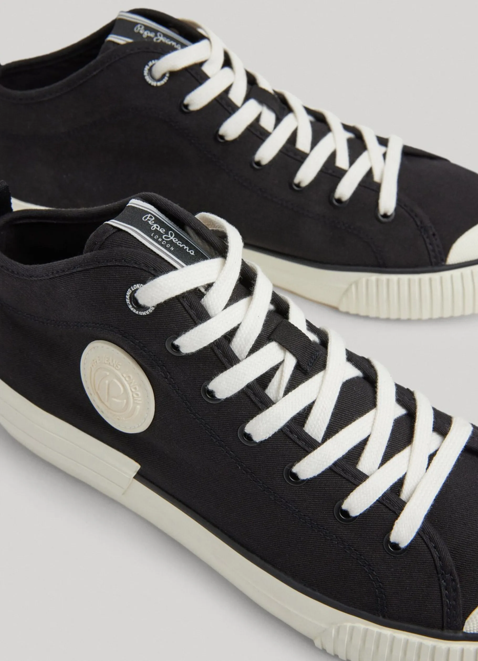 Men Pepe Jeans Industry Basic Canvas Trainers