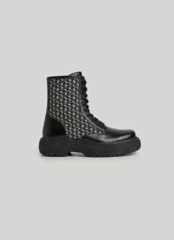 Women Pepe Jeans Jacquard Calf-Length Boots
