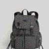 Women Pepe Jeans Jacquard Fabric Backpack