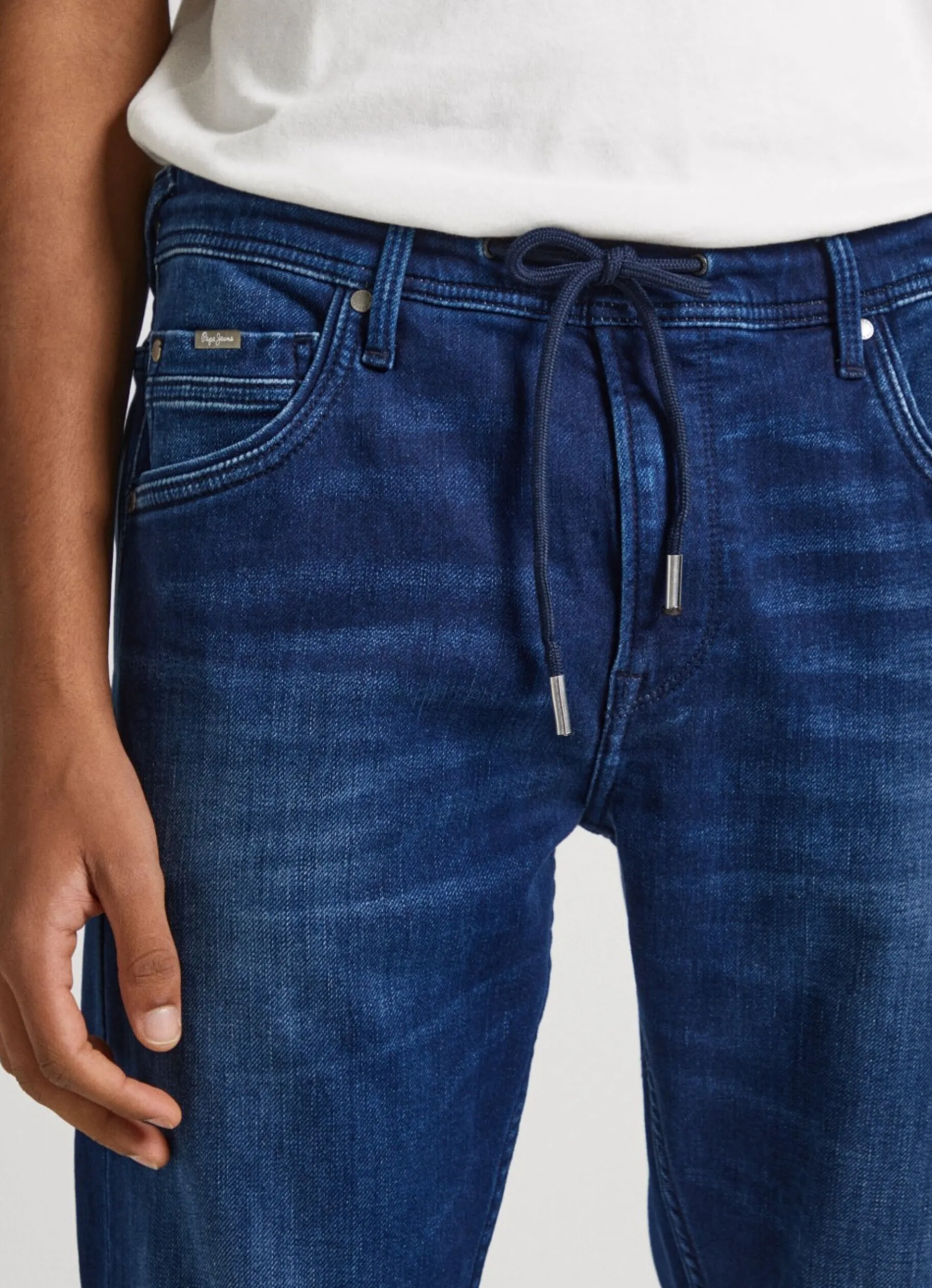 Men Pepe Jeans Jagger Slim Fit Mid-Rise Jeans