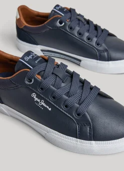 Boy Pepe Jeans Kenton Court Basic Trainers