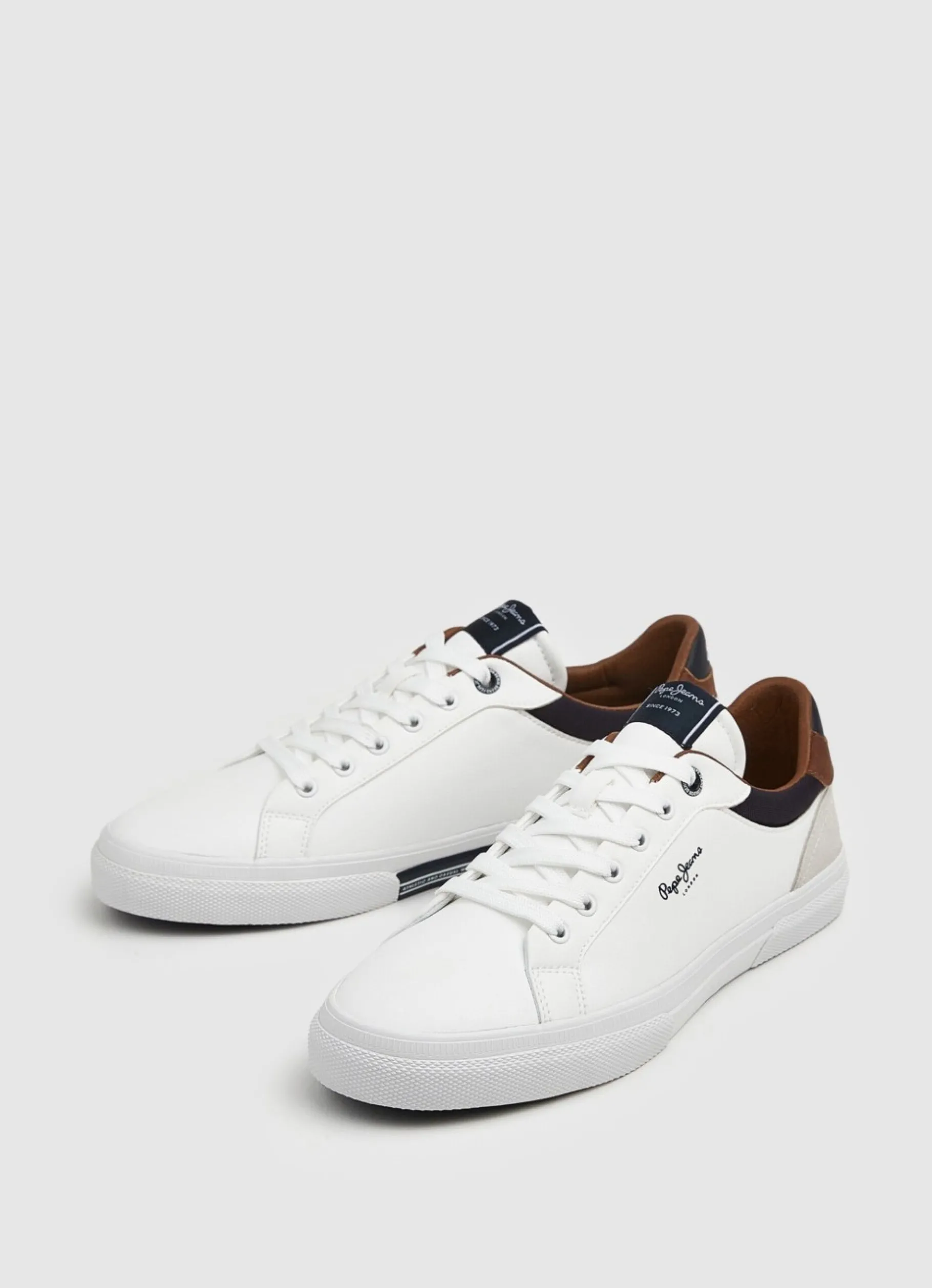 Men Pepe Jeans Kenton Court Combined Sneakers