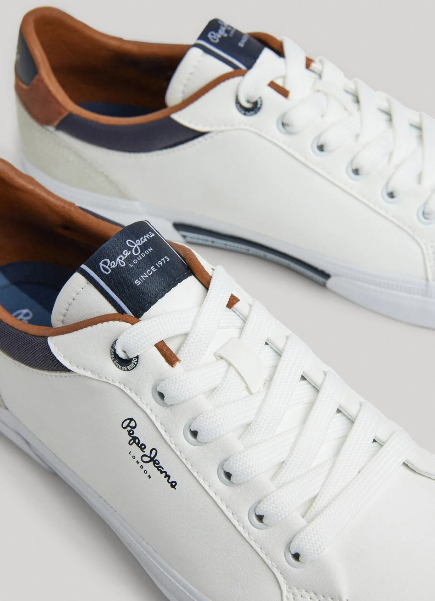 Men Pepe Jeans Kenton Court Combined Sneakers