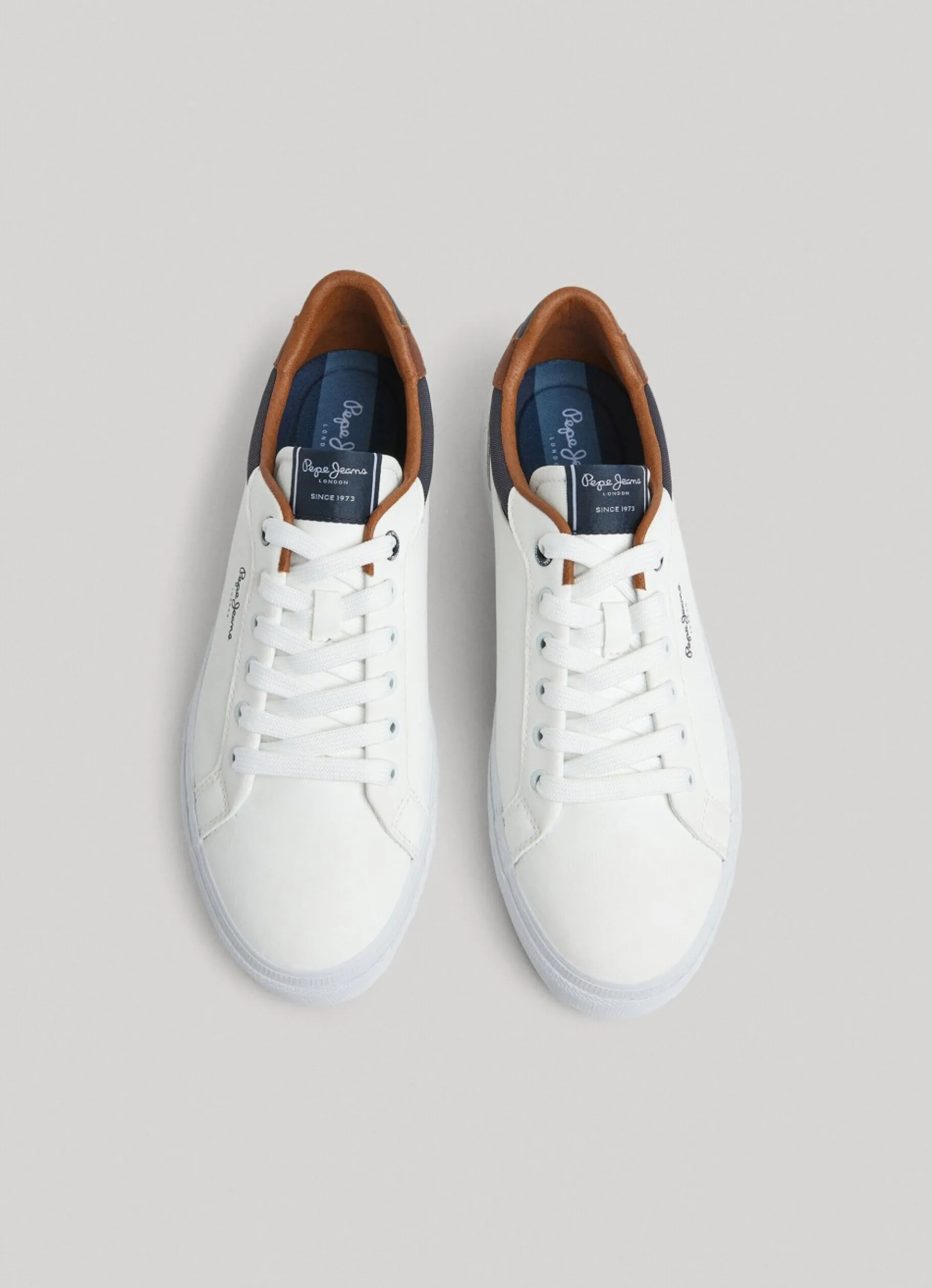 Men Pepe Jeans Kenton Court Combined Sneakers