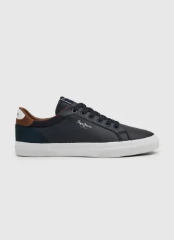 Men Pepe Jeans Kenton Court Combined Sneakers