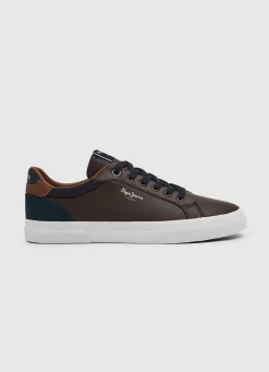 Men Pepe Jeans Kenton Court Combined Sneakers