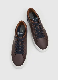 Men Pepe Jeans Kenton Court Combined Sneakers