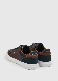 Men Pepe Jeans Kenton Court Combined Sneakers