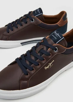 Men Pepe Jeans Kenton Court Combined Sneakers