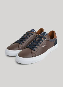 Men Pepe Jeans Kenton Court Combined Sneakers