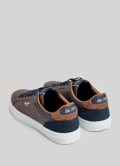 Men Pepe Jeans Kenton Court Combined Sneakers