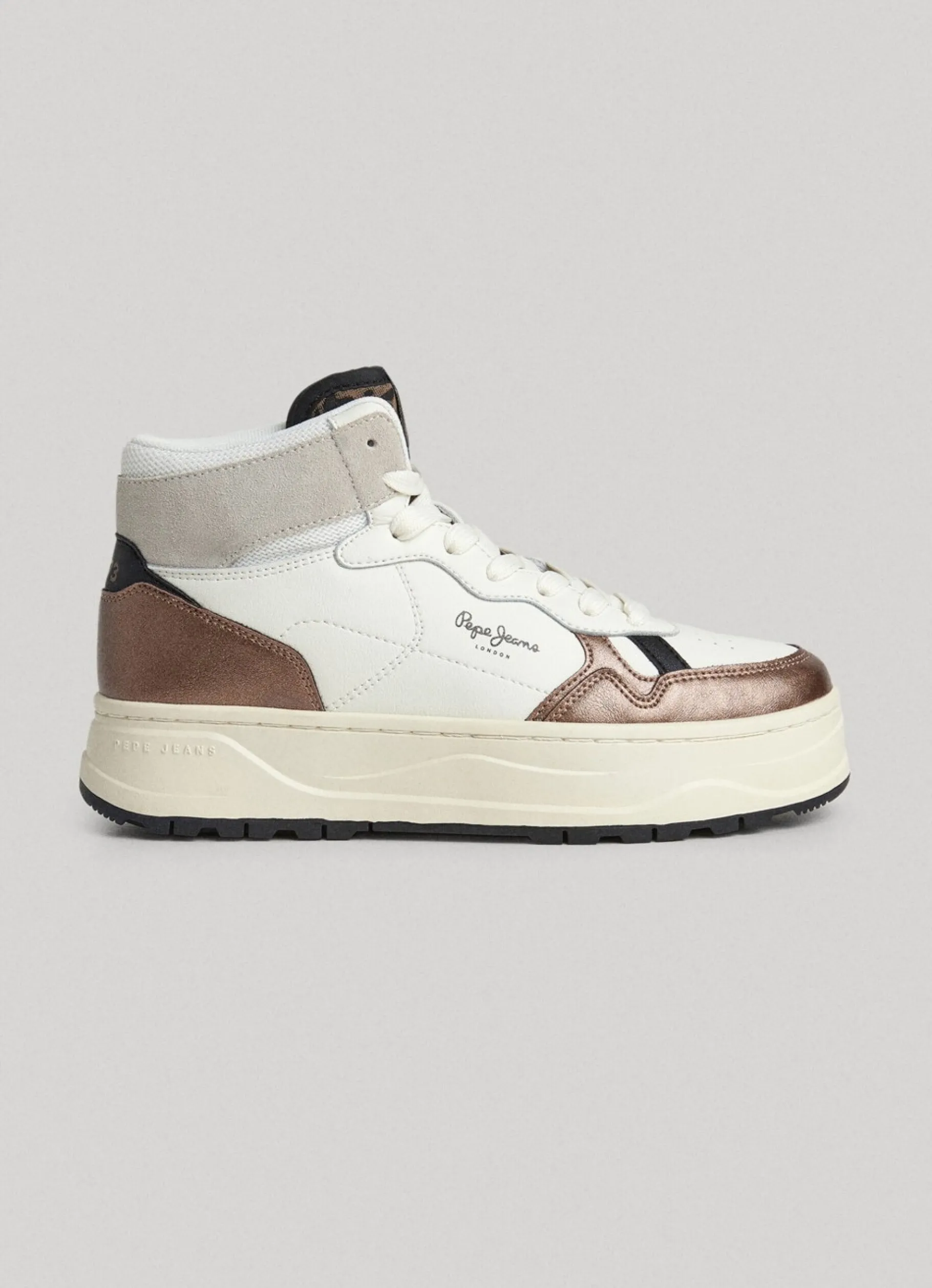 Women Pepe Jeans Kore Basket Leather Trainers