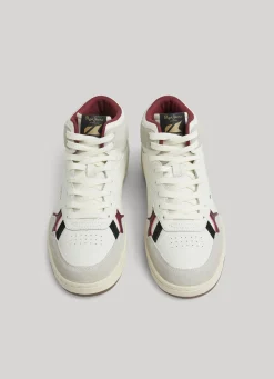 Men Pepe Jeans Kore Basket Retro Trainers