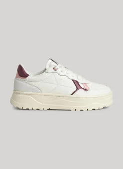 Women Pepe Jeans Kore Poppy Leather Trainers
