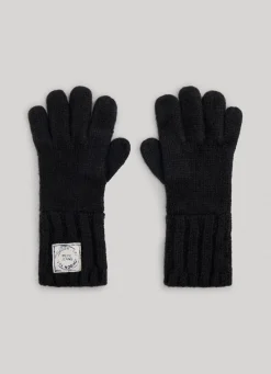 Women Pepe Jeans Label Logo Gloves