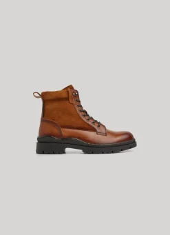 Men Pepe Jeans Lace-Up Utility Boots
