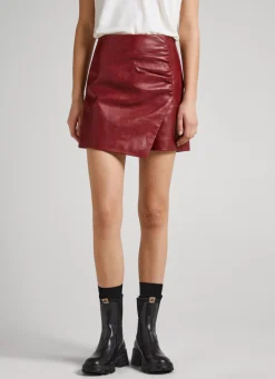 Women Pepe Jeans Lamb Nappa Skort