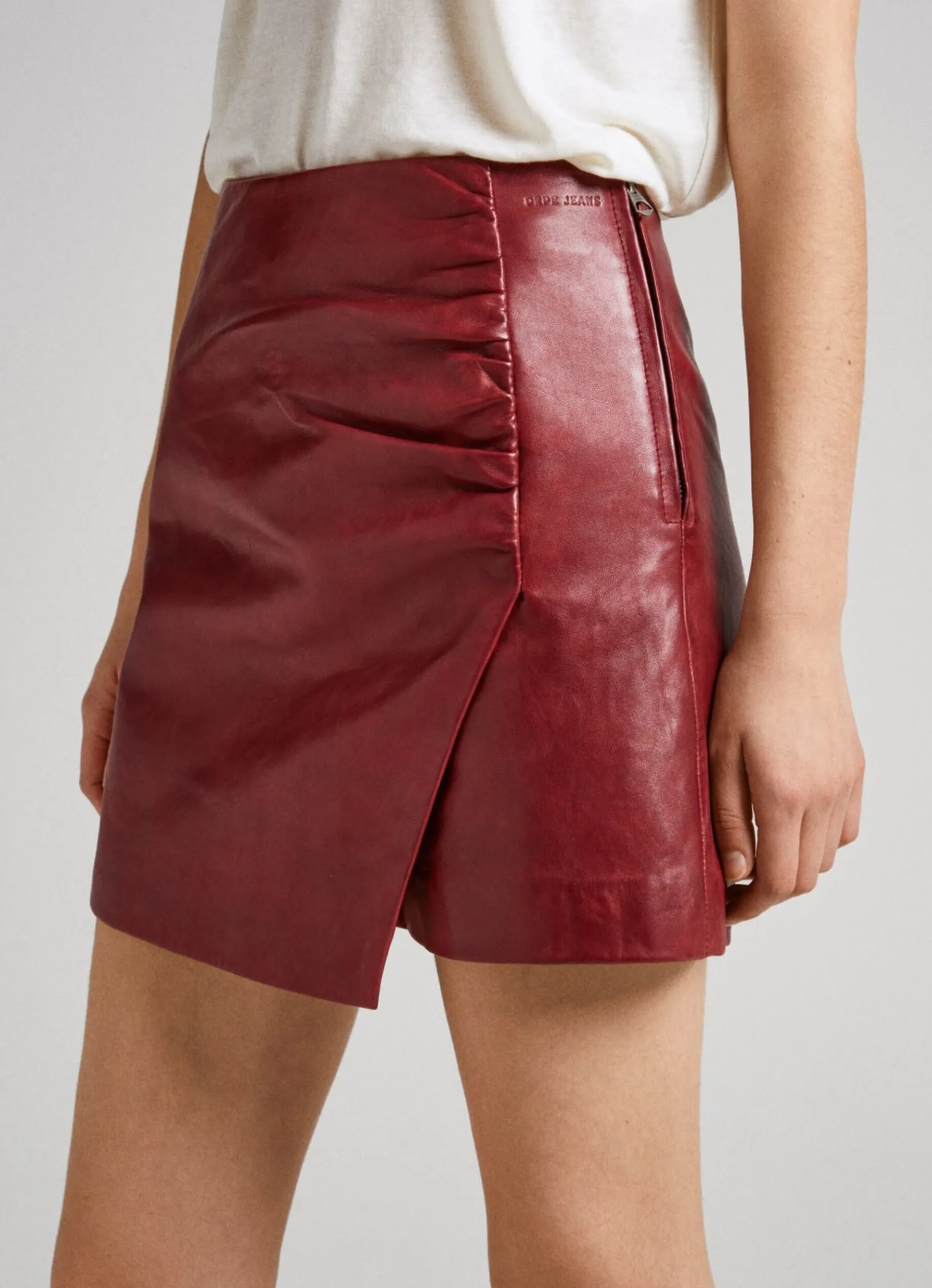 Women Pepe Jeans Lamb Nappa Skort