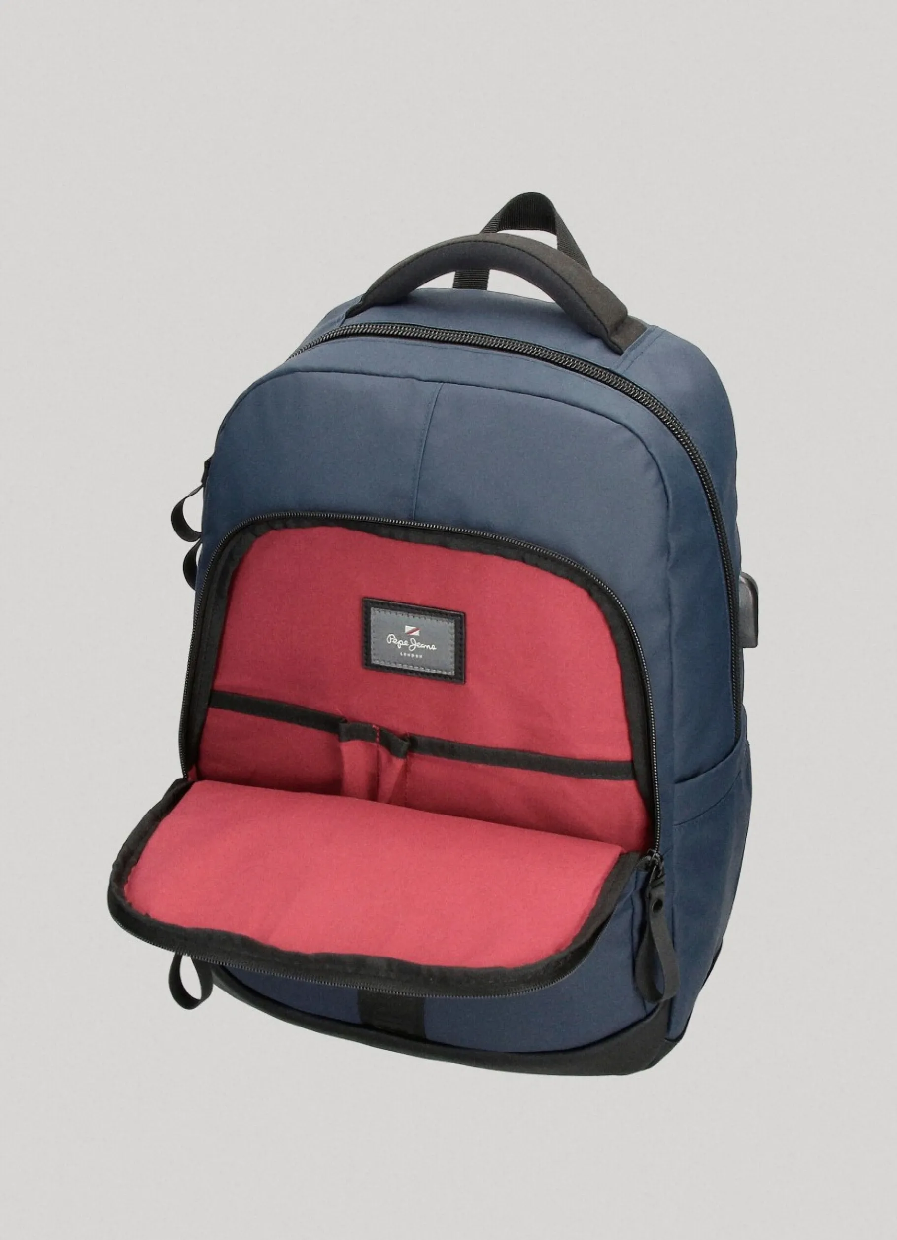 Men Pepe Jeans Laptop Backpack With 2 Compartments