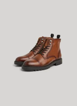 Men Pepe Jeans Leather Ankle Boots