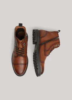 Men Pepe Jeans Leather Ankle Boots