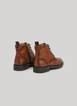 Men Pepe Jeans Leather Ankle Boots