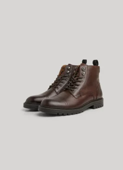 Men Pepe Jeans Leather Ankle Boots