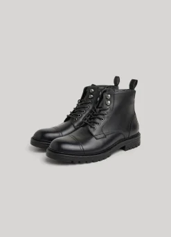Men Pepe Jeans Leather Ankle Boots