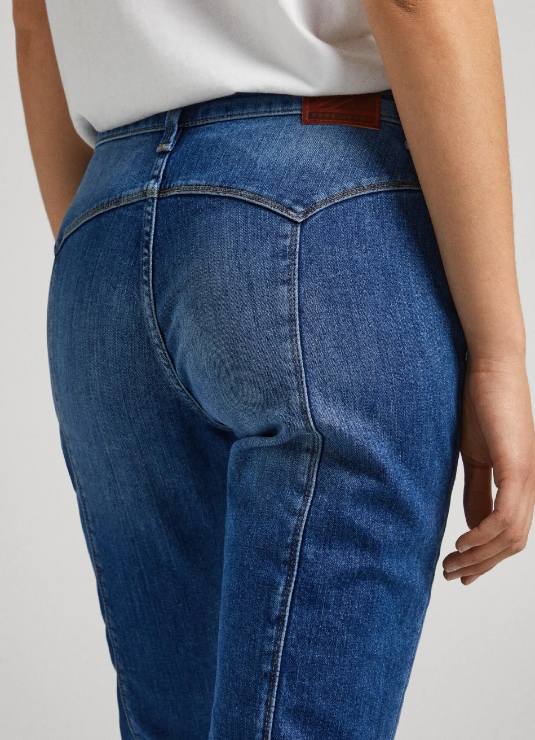 Women Pepe Jeans Lennox Flare Fit Mid-Rise Jeans