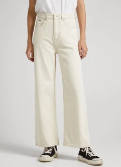 Women Pepe Jeans Lexa Sky Wide Leg High-Rise Jeans