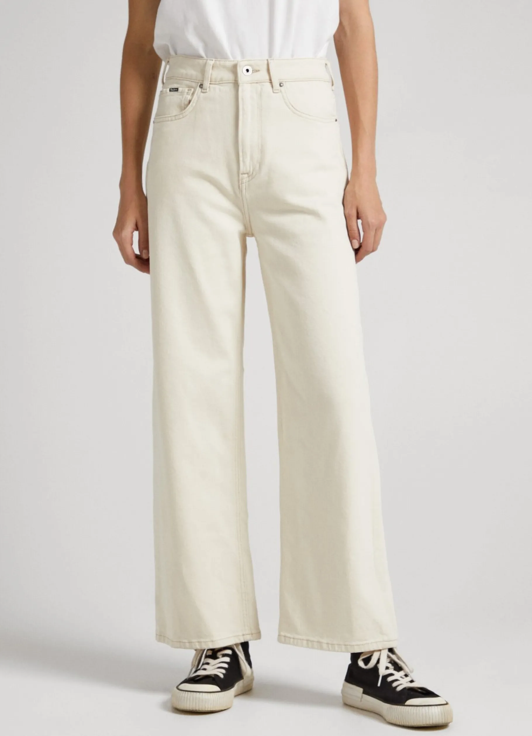 Women Pepe Jeans Lexa Sky Wide Leg High-Rise Jeans
