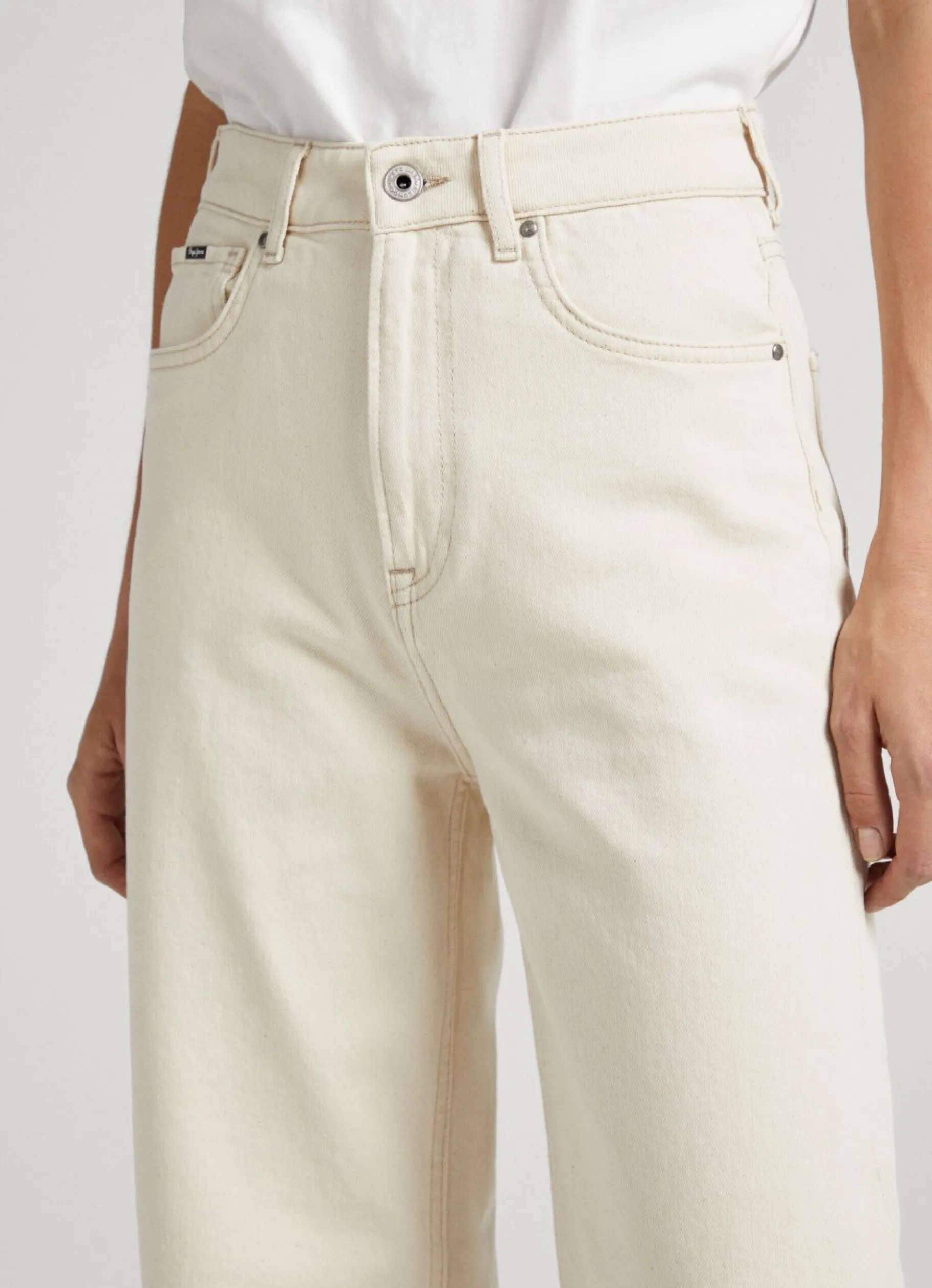 Women Pepe Jeans Lexa Sky Wide Leg High-Rise Jeans