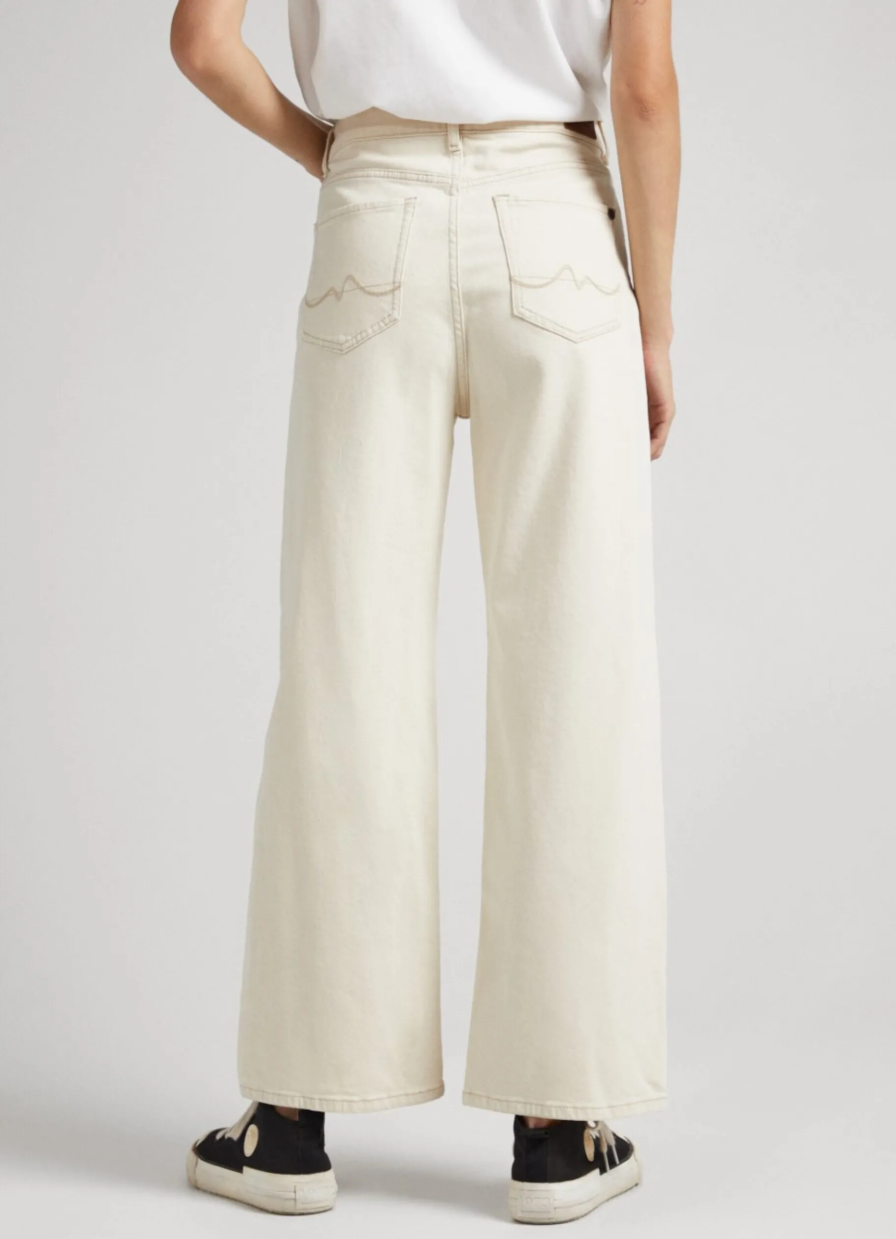 Women Pepe Jeans Lexa Sky Wide Leg High-Rise Jeans